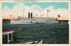 Fall River Line Steamer Priscilla Ships