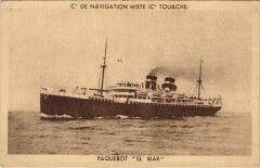 Paquebot El Biar - Cie de Navigation Mixte Ships