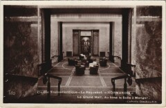 Le Paquebot Normandie - Le Grand Hall Ships
