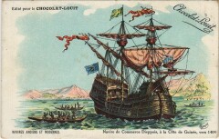 Navire de Commerce Dieppois a la Cote de Guinee - 1400 Ships