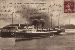 Calais - La Malle partant pour l'Angleterre Ships
