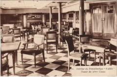 Interieur du Transatlantique Paris - Fumoir Ships