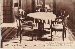 Interieur du Transatlantique Paris - Cabine de Luxe Ships