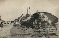 Catastrophe du Cuirasse La Liberte - 1911 Ships