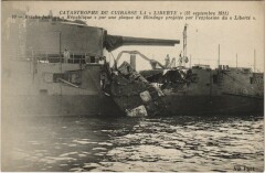 Catastrophe du Cuirasse La Liberte - 1911 Ships