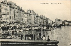 Toulon - Perspective du Port Ships