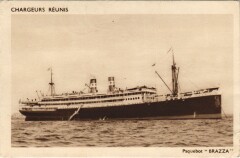 Paquebot Brazza - Chargeurs Reunis Ships