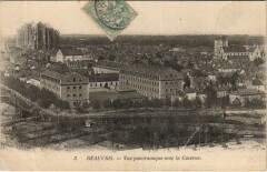 Beauvais Vue Panoramique avec la Caserne à Beauvais