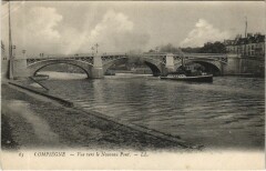 Compiegne Vue vers le Nouveau Pont