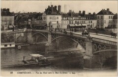 Compiegne Vue du Pont vers la Rue Solferino