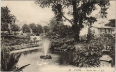 Vichy vue du parc à Vichy