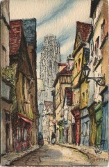 Rouen - La rue damiette -
																					76100 Rouen
																			