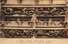 Amiens La Cathedrale Stalles du Choeur no 12 à Amiens