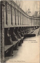 Eglise d'Essomes Les stalles