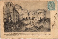 Chateau de Coucy Ruines de la salle