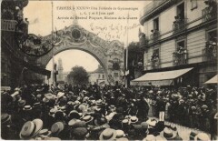 Troyes 34e Fete Federale Gymnastique 1908 Ministere de la Guerre à Troyes