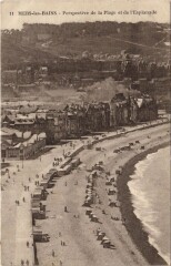 Mers-Les-Bains Perspective de la Plage et de l'Esplanade à Mers-les-Bains