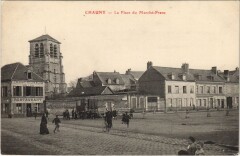 Chauny La place du marche franc à Chauny