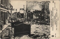 Chauny Les ruines à Chauny