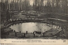 Crepy-en-Laonnois Emplacement du canon