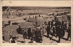 Deauville La Plage a l'Heure du Bain à Deauville