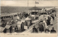 Cabourg La Terrasse et la Plage à Cabourg