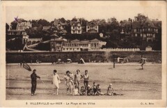 Villerville-sur-Mer La Plage et les Villas à Villerville