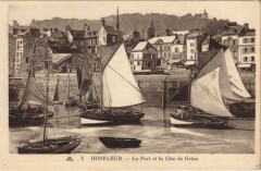 Honfleur Le Port et la Cote de Grace à Honfleur