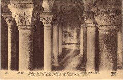 Caen Eglise de la Trinite - Abbaye aux Dames - La Crypte