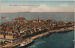 Saint-Malo Vue Aerienne sur le Centre et l'Etang à Saint-Malo