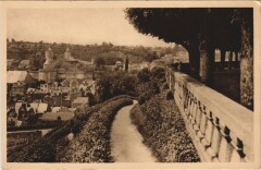 Fougeres La Ville Basse Vue du Jardin Public