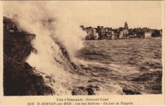 Saint-Servan-sur-Mer Les Bas Sablons - Un Jour de Tempete