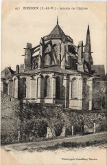 Redon Abside de l'Eglise à Redon