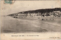 Trouville vue generale de la Plage -
													14 Calvados
												