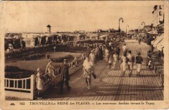 Trouville Les nouveaux Jardins vers le Topsy