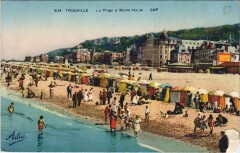 Trouville La Plage a maree haute