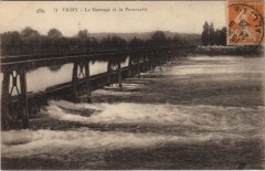 Vichy Le Barrage et la Passerelle France à Vichy