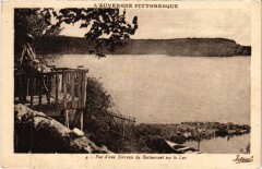 Vue d'une Terrasse du Restaurant sur le Lac