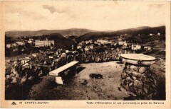 Chatel-Guyon Table d'Orientation et Vue Panoramique