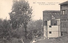 Perspective de la Bièvre - vue sur les Jardins des Gobelins à Paris 13e