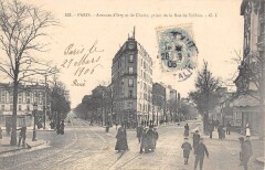 Paris / Paris 13e / Avenues D'Ivry Et De Choisy Prises De La Rue Tolbiac à Paris 13e