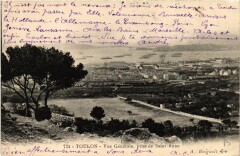 Toulon Vue générale prise de Saint-Anne à Toulon