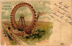 Carte postale ancienne Grande Roue de Paris
                                                                     à Paris 7e
                                