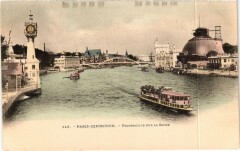 Paris Expo 1900 - Perspective sur la Seine
