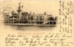 Paris Expo 1900 - Pavillon Bosnie, Hongrie, Grande Bretagne
