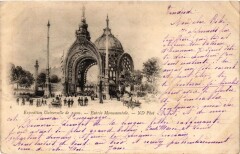 Paris Expo 1900 - Entrée Monumentale