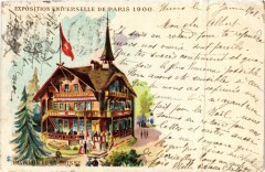 Paris Expo 1900 - Pavillon de la Suisse