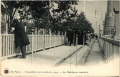 Paris Expo 1900 - La Plateforme roulante