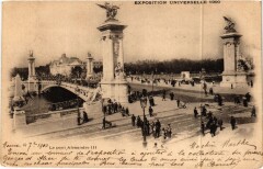 Paris Expo 1900 - Le Pont Alexandre Iii
