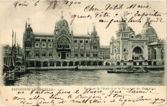 Paris Expo 1900 - Pavillon de l'Italie, Turquie, Etats-Unis